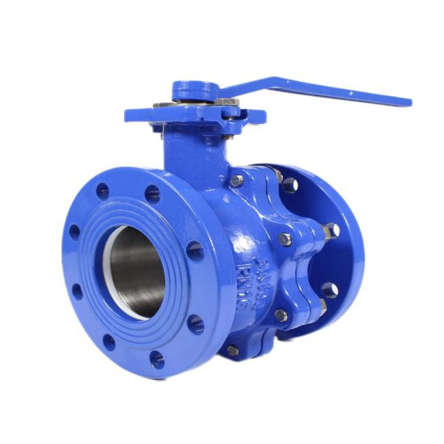 Método de instalação e direção da válvula de esfera de flange